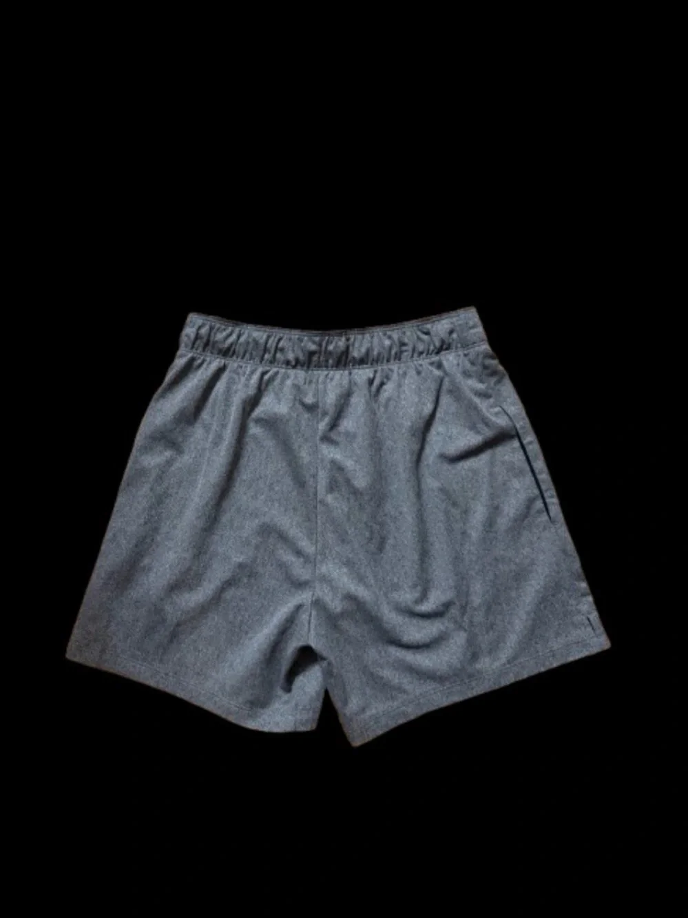 Nike Women’s Heather Gray Athletic Shorts with Subtle Swoosh